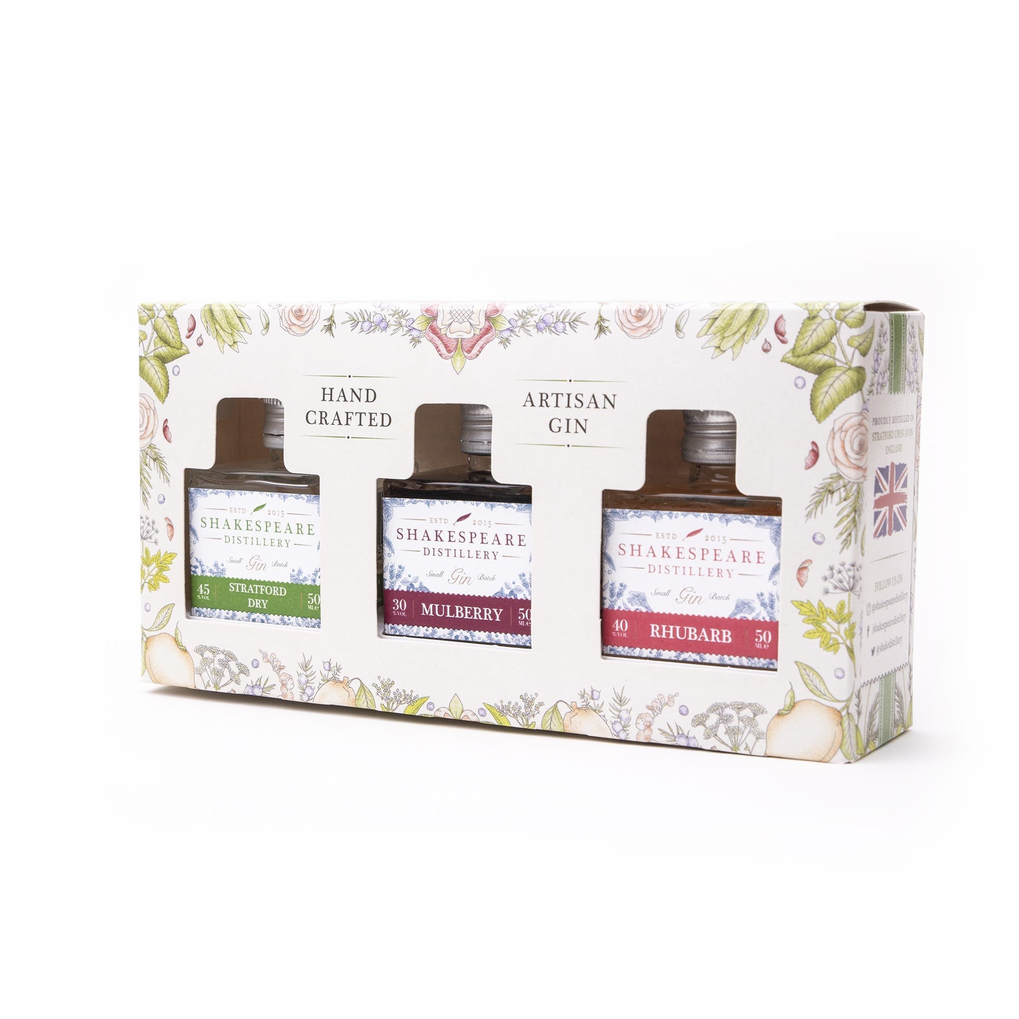a box of mini gin set