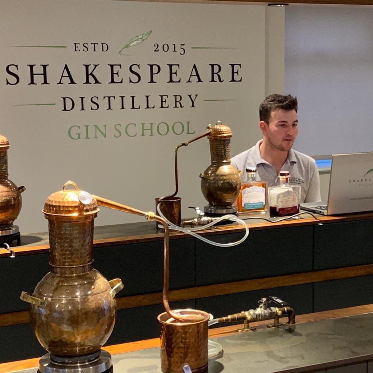 Virtual Gin Tasting Virtual Gin Tasting in progress in our Gin School
