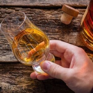 Rum tasting neat