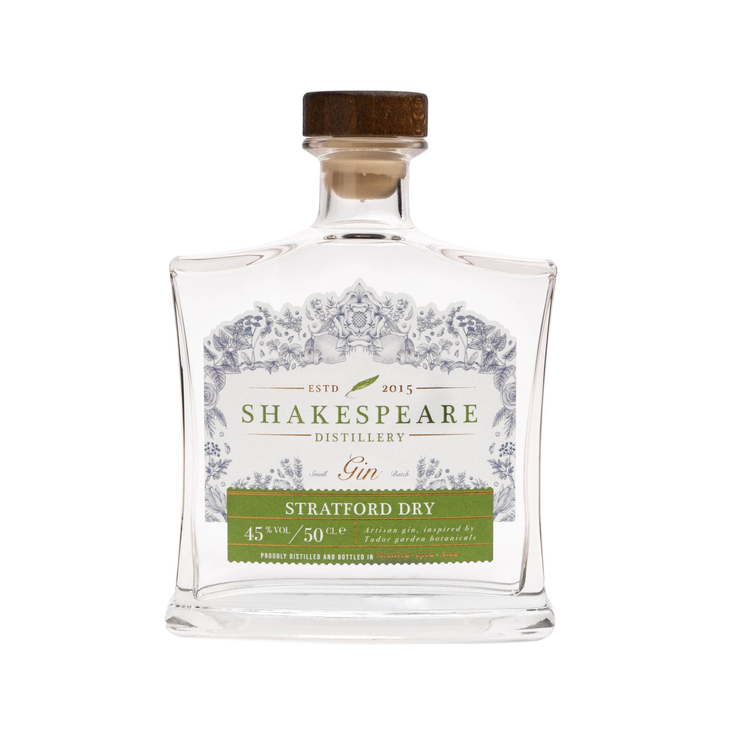 a bottle of stratford dry gin