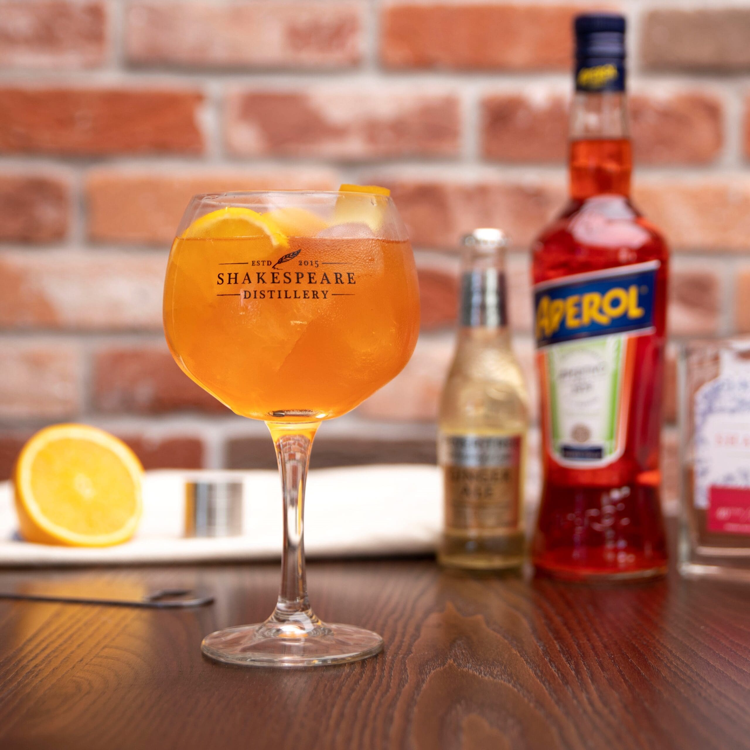 Rhubarb Aperol Spritz